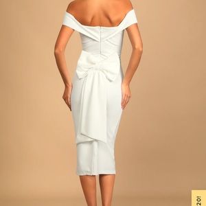 Lulus bow back dress